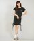 RVCA/BG04C365 ワンピース ミニ丈 HEX HAWAII TEE OP  ルーカ レディース ムラサキスポーツ