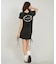 RVCA/BG04C365 ワンピース ミニ丈 HEX HAWAII TEE OP  ルーカ レディース ムラサキスポーツ