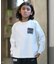 RVCA/キッズ BG046050 長袖 Tシャツ ロンT 子供服 バンダナロゴ バックプリント ルーカ 男の子 女の子 ムラサキスポーツ