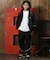 NEWERA/キッズ 15135388 セットアップ対応 Youth Oversized Piping Jacket ユース オーバーサイズド パイピング ジャケット 子供服 ニューエラ 男の子 女の子 ムラサキスポーツ