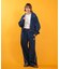 adidas/P6083 デニムジャケット Gジャン アディダス レディース ムラサキスポーツ