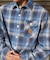 BILLABONG/BG012100 長袖 シャツ チェック OMBRE SHIRTS シャツ ビラボン メンズ ムラサキスポーツ