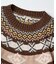 BILLABONG/BG014604 ニット セーター セットアップ対応 クルーネック FAIR ISLE CREW SWEATER クルーネック FAIR ISLE CREW SWEATER ビラボン レディース ムラサキスポーツ
