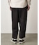 Gramicci (ｸﾞﾗﾐﾁ) - WOOL LIKE WIDE TAPERED PANT (ｳｰﾙﾗｲｸﾜｲﾄﾞﾃｰﾊﾟｰﾄﾞﾊﾟﾝﾂ) GMP5-FJP003