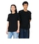 HANES(ﾍｲﾝｽﾞ) - T-SHIRTS KURO (ｸﾙｰﾈｯｸﾃｨｰｼｬﾂ ｸﾛ) HM1-D202