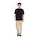 HANES(ﾍｲﾝｽﾞ) - T-SHIRTS KURO (ｸﾙｰﾈｯｸﾃｨｰｼｬﾂ ｸﾛ) HM1-D202