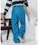 ＜低伸長サイズあり＞別注 紐付きイージータックパンツ/タックデニム