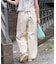 ＜新色追加＞＜低身長サイズあり＞ウォッシュ加工 イージーデニムパンツ
