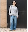 ＜新色追加＞＜低身長サイズあり＞ウォッシュ加工 イージーデニムパンツ