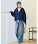 ＜新色追加＞＜低身長サイズあり＞ウォッシュ加工 イージーデニムパンツ