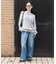 ＜新色追加＞＜低身長サイズあり＞ウォッシュ加工 イージーデニムパンツ