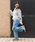 ＜新色追加＞＜低身長サイズあり＞ウォッシュ加工 イージーデニムパンツ