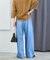 ＜新色追加＞＜低身長サイズあり＞ウォッシュ加工 イージーデニムパンツ