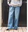 ＜新色追加＞＜低身長サイズあり＞ウォッシュ加工 イージーデニムパンツ