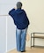 ＜新色追加＞＜低身長サイズあり＞ウォッシュ加工 イージーデニムパンツ