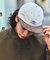 別注 2TONE Flat Visor Cap