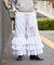 vintageレーステーブルクロス リメイクイージーパンツ