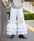 vintageレーステーブルクロス リメイクイージーパンツ