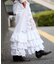 vintageレーステーブルクロス リメイクイージーパンツ