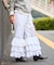 vintageレーステーブルクロス リメイクイージーパンツ