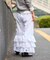 vintageレーステーブルクロス リメイクイージーパンツ