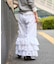 vintageレーステーブルクロス リメイクイージーパンツ