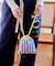 別注 マルチストライプ 巾着バッグ