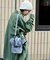 別注 マルチWAY メッシュ フリル巾着ショルダーバッグ