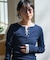 ＜新色追加＞【セットアイテム】コットンモダール ヘンリー レイヤーロンT