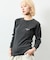 Essentials タイトフィット L/S クルーネック ピグメントTシャツ