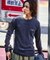 Essentials タイトフィット L/S クルーネック ピグメントTシャツ