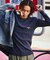 Essentials タイトフィット L/S クルーネック ピグメントTシャツ