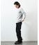 Essentials タイトフィット L/S クルーネック ワッフルTシャツ