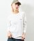 Essentials タイトフィット L/S クルーネック ワッフルTシャツ