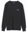 Essentials タイトフィット L/S ヘンリーネック ワッフル Tシャツ