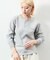 Essentials タイトフィット L/S ヘンリーネック ワッフル Tシャツ