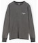 Essentials タイトフィット L/S クルーネック ワッフル ピグメントTシャツ