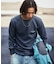 Essentials タイトフィット L/S クルーネック ワッフル ピグメントTシャツ