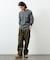 Essentials タイトフィット L/S クルーネック ワッフル ピグメントTシャツ