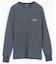 Essentials タイトフィット L/S クルーネック ワッフル ピグメントTシャツ