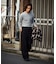 Essentials タイトフィット L/S クルーネックTシャツ