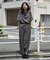 タック ワイドパンツ