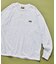 FREAK'S STORE for BEACH & FES リラックスフィット ワンポイントロゴ スピンドル ヘンリーネック ロングスリーブTシャツ