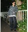 RED KAP × FREAK'S STORE 別注 クロップド フランネル ロングスリーブ ワークシャツ
