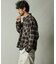 RED KAP × FREAK'S STORE 別注 クロップド フランネル ロングスリーブ ワークシャツ