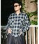 RED KAP × FREAK'S STORE 別注 クロップド フランネル ロングスリーブ ワークシャツ
