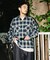 RED KAP × FREAK'S STORE 別注 クロップド フランネル ロングスリーブ ワークシャツ