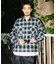 RED KAP × FREAK'S STORE 別注 クロップド フランネル ロングスリーブ ワークシャツ
