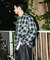 RED KAP × FREAK'S STORE 別注 クロップド フランネル ロングスリーブ ワークシャツ