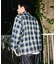 RED KAP × FREAK'S STORE 別注 クロップド フランネル ロングスリーブ ワークシャツ